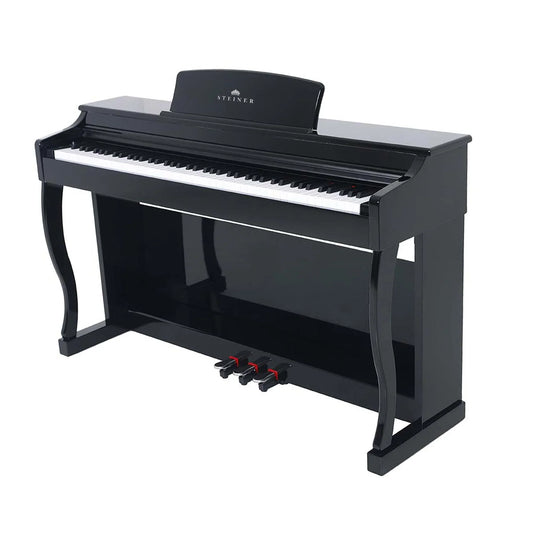 Steiner DP-850 V2 2025 version  brand new Digital Piano with Bench Black