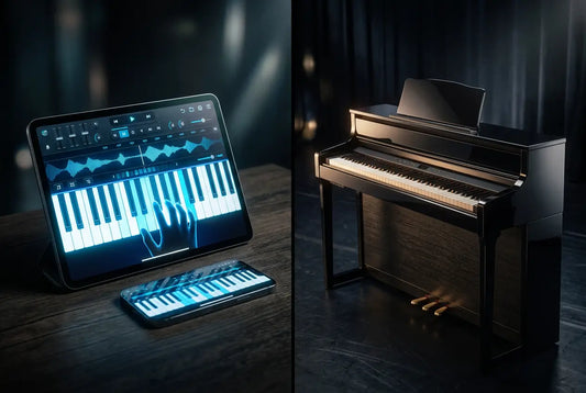 Piano Apps vs. Digital Piano: Why Learning on a Real Instrument Makes a Difference