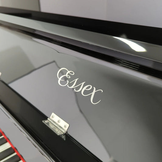Essex Upright Piano EUP-123 E165319C Black reconditioned