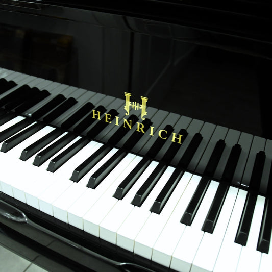 Heinrich HN-125E Upright Piano - Black
