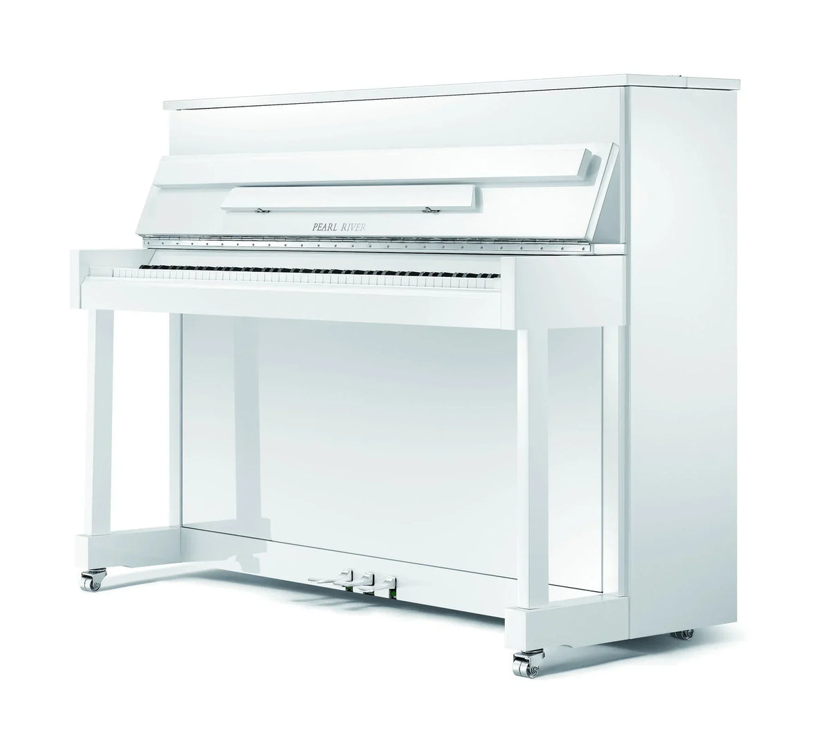 Pearl River EU-110 Upright Piano – White