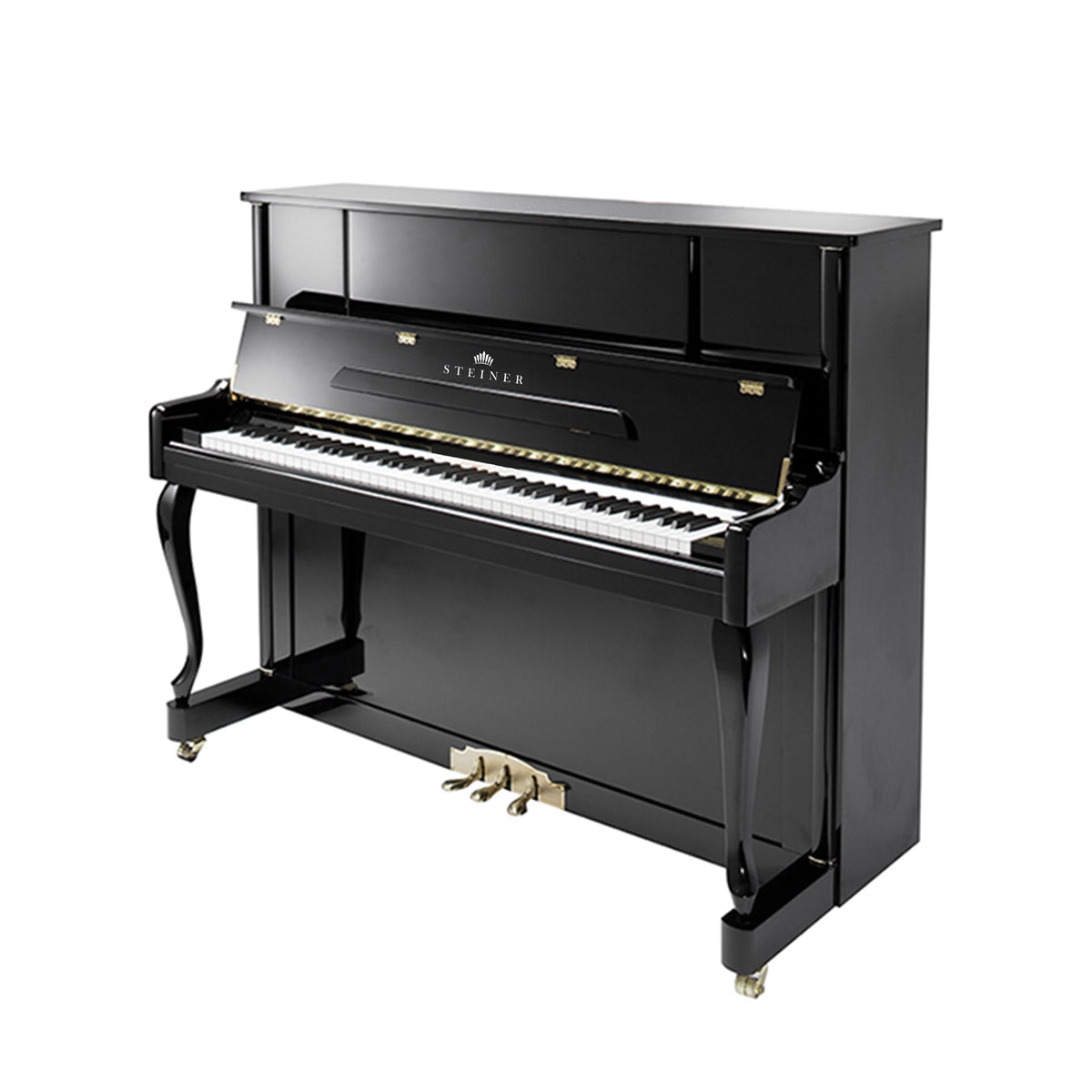 Upright Pin Steiner UP-121E Upright Piano - Black | Buy Steiner Pianos in UAE