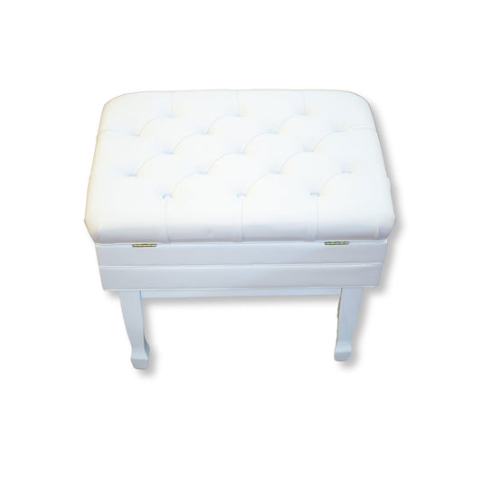 Prosound TN-QD-4HX Adjustable Piano Bench - White