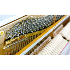 Heinrich HUP 121 CW  Upright Piano white + crystal brand NEW