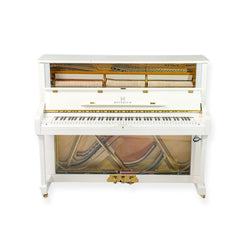 Heinrich HUP 121 CW  Upright Piano white + crystal brand NEW