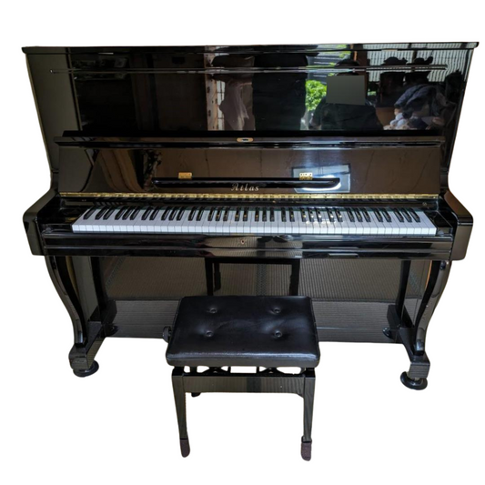 Atlas NA200 Upright Piano - Black