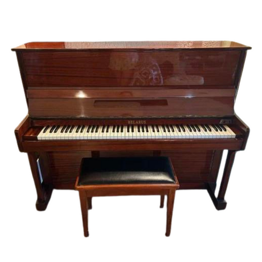 Belarus B7 Upright Piano - Brown