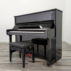 Essex Upright Piano EUP-123 E165319C Black reconditioned