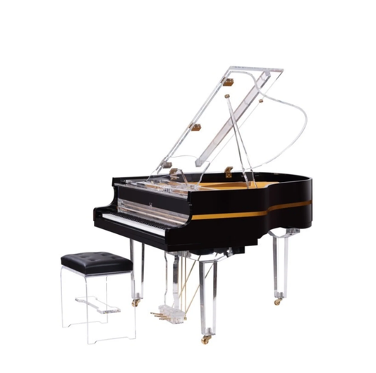Heinrich HGP-152A Crystal Grand Piano WSP – Black