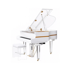 Heinrich HGP-152A Crystal Grand Piano WSP – white