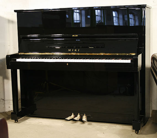 MIKI Upright Piano Renewed M76007 Black