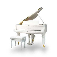 Heinrich HG-152 Grand Piano Curly legs White brand  new with self playing