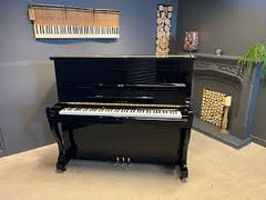 Victor Upright Piano V-103B NC14230042 Black reconditioned